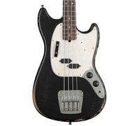 Fender Justin Meldal-Johnsen Road Worn Bass Black - 4-String Electric Bass