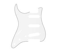 Fender Left Handed 3 Ply 11 Hole Stratocaster Scratchplate/Pickguard (Parchment…
