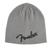 Fender Logo Beanie, Charcoal Heather Gray, One Size