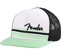 Fender© "Malibu Flatbill Hat - One Size - Color: White/Black/Teal, 9190117000