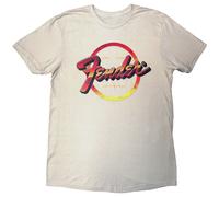Fender Men's Made In The USA T-Shirt in Medium Beige | Size: Large Fender Medium Beige L
