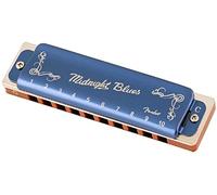 Fender® MIDNIGHT BLUES HARMONICA Harmonica Diatonic 10 Hole Tuning C Blue Limited Edition