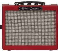 Fender Mini Deluxe Amp, Suitable for Electric Guitar & Bass - Red