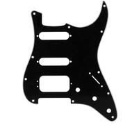 Fender Modern Pickguard HSS Stratocaster 11-Hole - Black 3-Ply (3-Screw Hum)