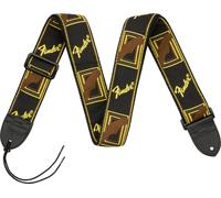 Fender Guitar Strap Monogrammed 2'' Black / Yellow / Brown