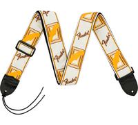 Fender Monogrammed Strap (White, Yellow, Brown)