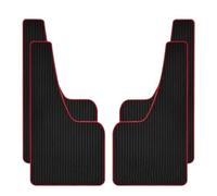 Fender Mudflaps Universal Car Mudguard Front Rear Wheels Mud Flaps Splash Fender Guards For SUV Off-road Truck Auto Accessories Splash Guards(4pcs Large Red)