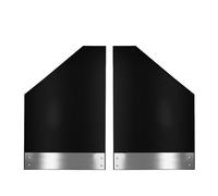 Fender Mudguard Universal Heavy Duty Mud Flaps Mudflaps Splash Guards Fender Front Rear For Car Pickup SUV Van With Stainless Steel Sheet Splash Guards Mudguards(Black - 2pcs)