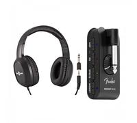 Fender Mustang Micro and HP-210 Stereo Headphones by Gear4music