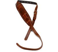 Fender® Mustang® Vintage Saddle Strap Leather Guitar Strap - Cognac