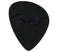 FENDER - OFFSET GUITAR PICKS - 351 SHAPE - MEDIUM - 0.83MM - BLACK - 6 PACK