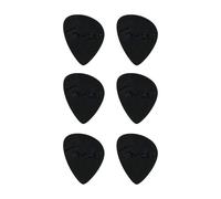 FENDER - OFFSET GUITAR PICKS - 351 SHAPE - MEDIUM - 0.83MM - BLACK - 6 PACK