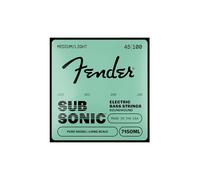 Fender Original 7150 Bass Strings, Pure Nickel Roundwound, .045-.100, 4x | Long scale, medium light gauge, pure nickel roundwound, warm vintage tone, electric bass, fits 4-string bass guitar