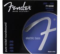 Fender Original 7150 Bass Strings, Pure Nickel, Roundwound, Long Scale, 7150M .