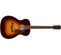 Fender PO-220E Orchestra 3-Color Vintage Sunburst Electro-Acoustic Guitar with Case