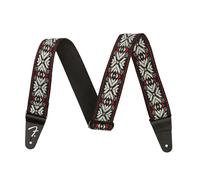 Fender Pasadena Woven Guitar Strap - RED SNOWFLAKE