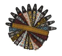 Fender Pasadena Woven Guitar Strap - RED SNOWFLAKE
