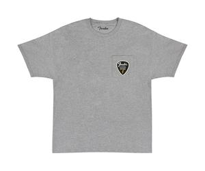 Fender Pick Patch Pocket Tee Athletic Gray XXL