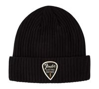 Fender Pick Patch Ribbed Beanie Black