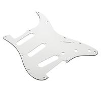Fender Pickguard, Stratocaster® S/S/S, 11-Hole Mount, Parchment P/B/P, 3-Ply