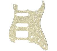 Fender Pickguard HSS Aged White Moto