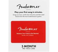 Fender Play - Instructional, Learn to Play Guitar Lesson Platform for Beginners - 3 Month Prepaid Gift Card