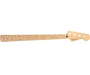 Fender Player Series Precision Bass Replacement Neck, Maple, 22 Frets | Drop-in P Bass neck upgrade, maple, Modern C profile, 9.5" radius, 22 medium jumbo frets, authentic Fender quality