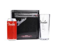Fender Plug-In Craft Lager Gift Set, with Fender Pint Glass. Includes 1x 440ml Can and Branded Glass, Perfect for Music Fans for Christmas and Birthdays