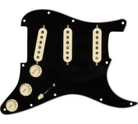 Fender Pre-Wired Strat SSS FAT 50s Black Pickguard