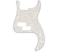 Fender Modern Pickguard Precision Bass 13-Hole - White Moto