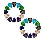 Fender Premium 24 Pack Picks Sampler - Includes Thin, Medium & Heavy Gauges (Austin Bazaar Exclusive)