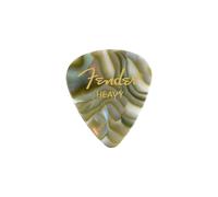 Fender Premium Celluloid 351 Shape Picks, Heavy, Abalone, 12-Pack
