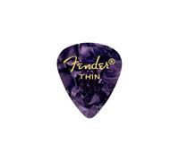 Fender Premium Celluloid 351 Shape Picks, Thin, Purple Moto, 12-Pack