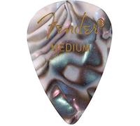 Fender Premium Celluloid Guitar Picks 351 Shape Abalone Medium 144-Pack
