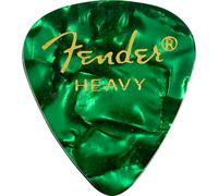 Fender Premium Celluloid Guitar Picks 351 Shape Green Moto Heavy 144-Pack