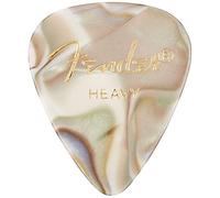 Fender Premium Celluloid Guitar Picks 351 Shape, Guitar Accessories, Abalone, Heavy, 144-Pack