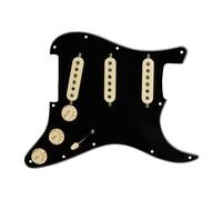 Fender Prewired Stratocaster Pickguard w/ Original '57/'62 Pickups (Black)