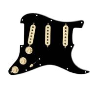 Fender Prewired Stratocaster Pickguard with Tex-Mex Pickups (Black)