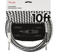 Fender Pro 10' Instrument Cable, Checkerboard