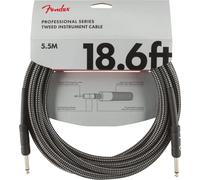 Fender Professional Series Instrument Cable 5.5M / 18.6 Gray Tweed