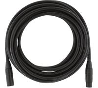 Fender Pro Balanced XLR Microphone Cable, Straight, 25ft | Professional balanced mic cable, studio & live use, noise-free signal, durable connectors, XLR to XLR, 25ft