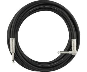 Fender Pro Series Instrument Cable with Kill Switch, Straight, 15ft | Silent kill switch for noise-free stage use, 15ft reach, straight jack, electric guitar lead, live performance, studio