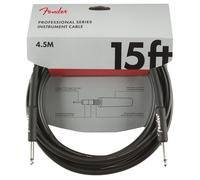 Fender Professional 15ft Straight Instrument Cable Black