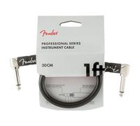 Fender Professional 1ft Angle Instrument Cable Black