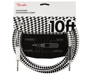 Fender Professional 3M/10ft Instrument Cable Checkerboard