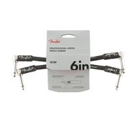 Fender Patch Cable Pro Series PRO 6 – 6" (15 cm) Angle/Angle Black – 2 Pack