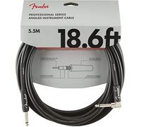 Fender Professional Instrument Guitar Cable, Straight/Angle, 18.6 ft