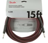 Fender Professional Series 15ft Red Tweed Jack - Jack Guitar Instrument Cable
