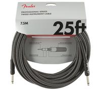 Fender Professional Series 7.5M/25ft Instrument Cable Gray Tweed