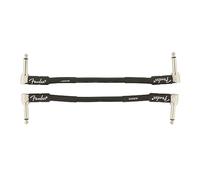Fender Patch Cable Pro Series PRO 6 – 6" (15 cm) Angle/Angle Black – 2 Pack